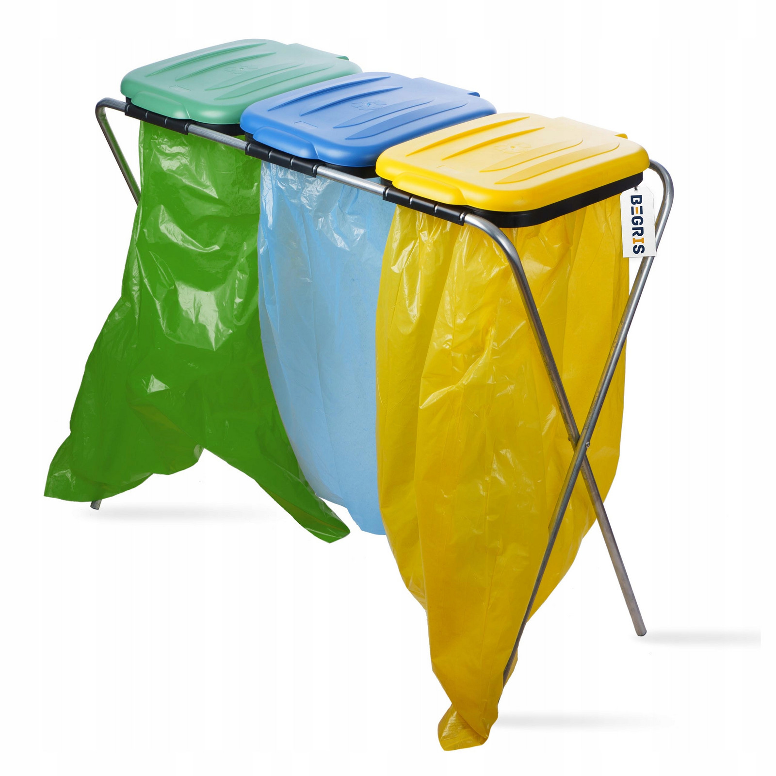 Stojan Na Pytle Stojan Na Třídění Odpadků Koš 3 Místa Na Odpadky