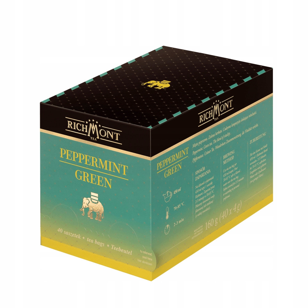 Čaj zelený listový v sáčcích Richmont 160 g