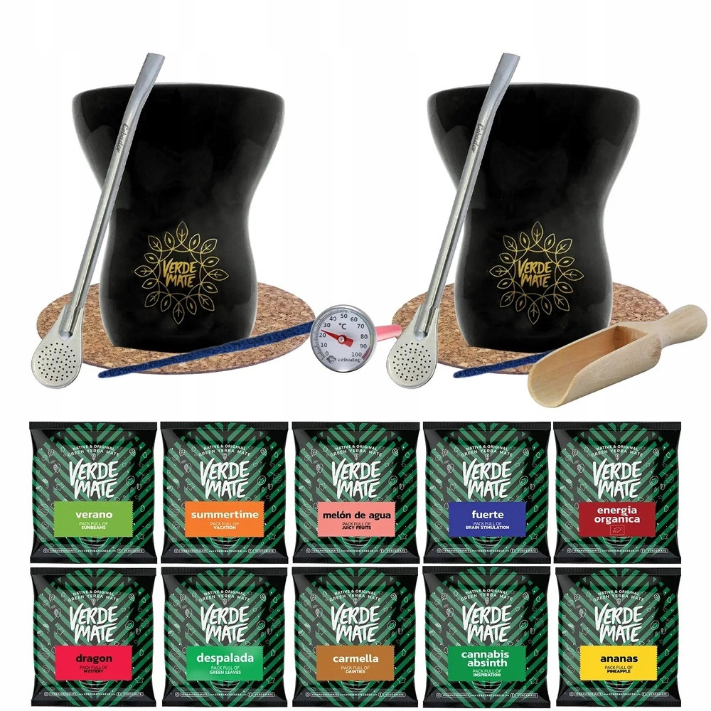 Yerba Set Verde Mate Green 500g příslušenství