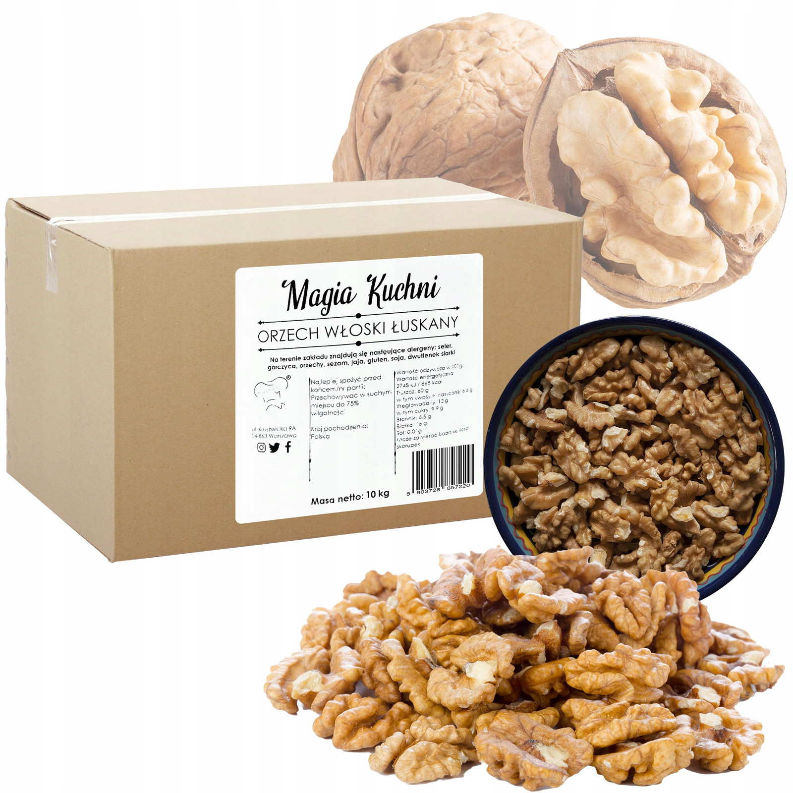 Vlašské Ořechy 10 Kg Karton Velkoobchod