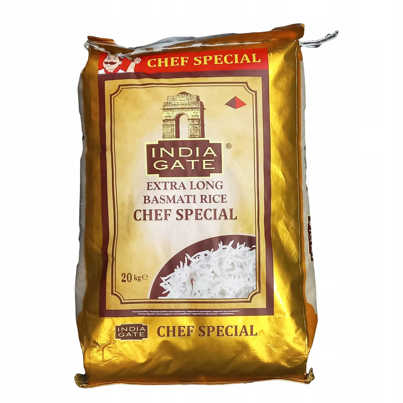 Rýže basmati dlouhá Extra Long Basmati Rice Chef Special India Gate 20kg