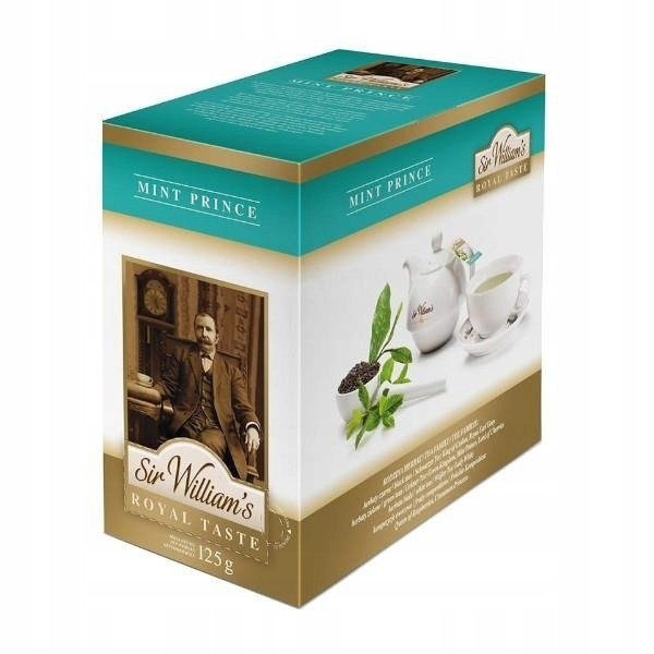Sir William's Royal XL Mint Prince zelený čaj v sáčcích 50x2,5 g
