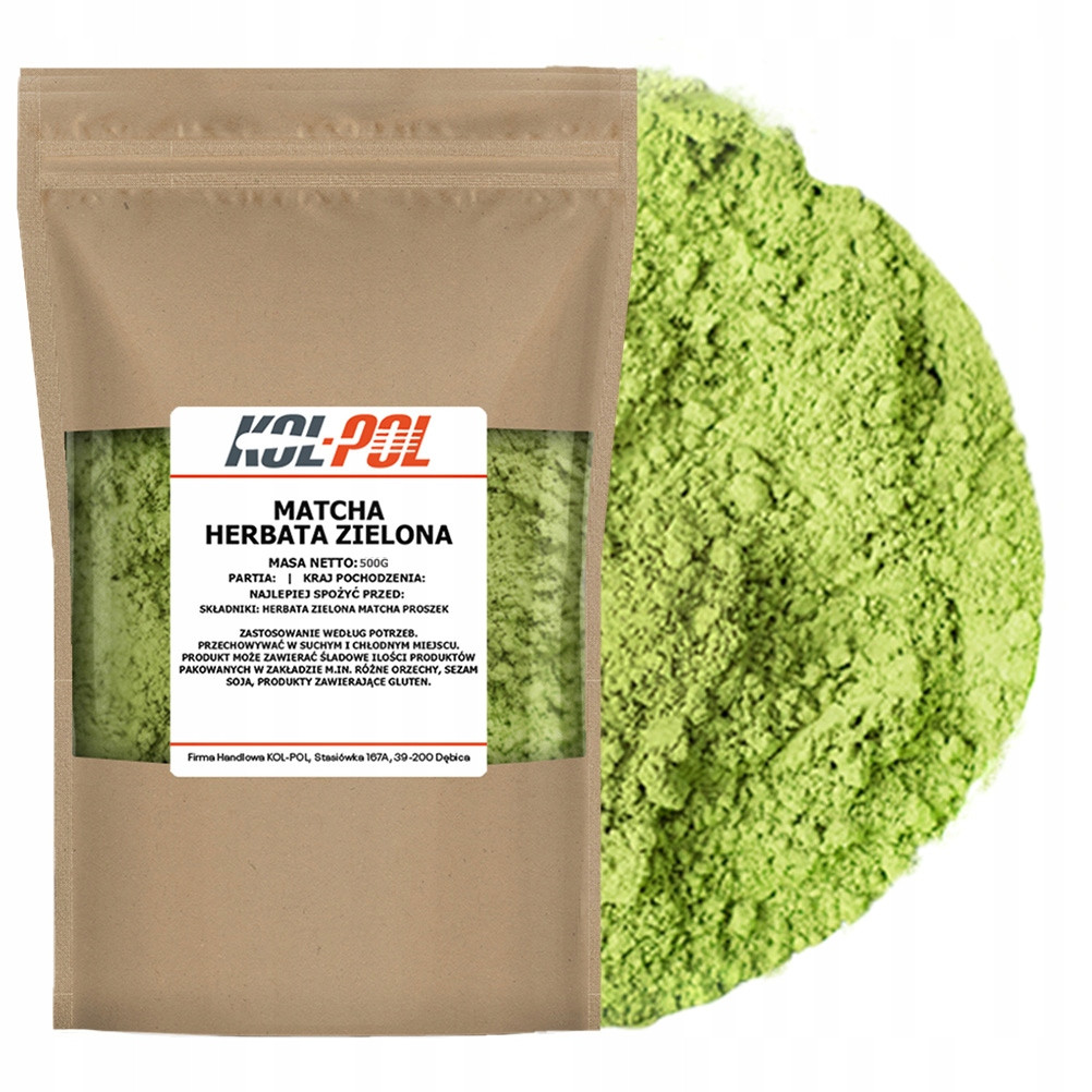 Matcha zelený čaj 500g V prášku přírodní Kol-Pol