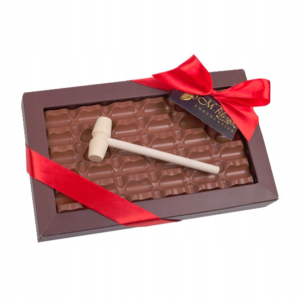 Velká tabulka z mléčné čokolády 230g, dárek k Den dětí