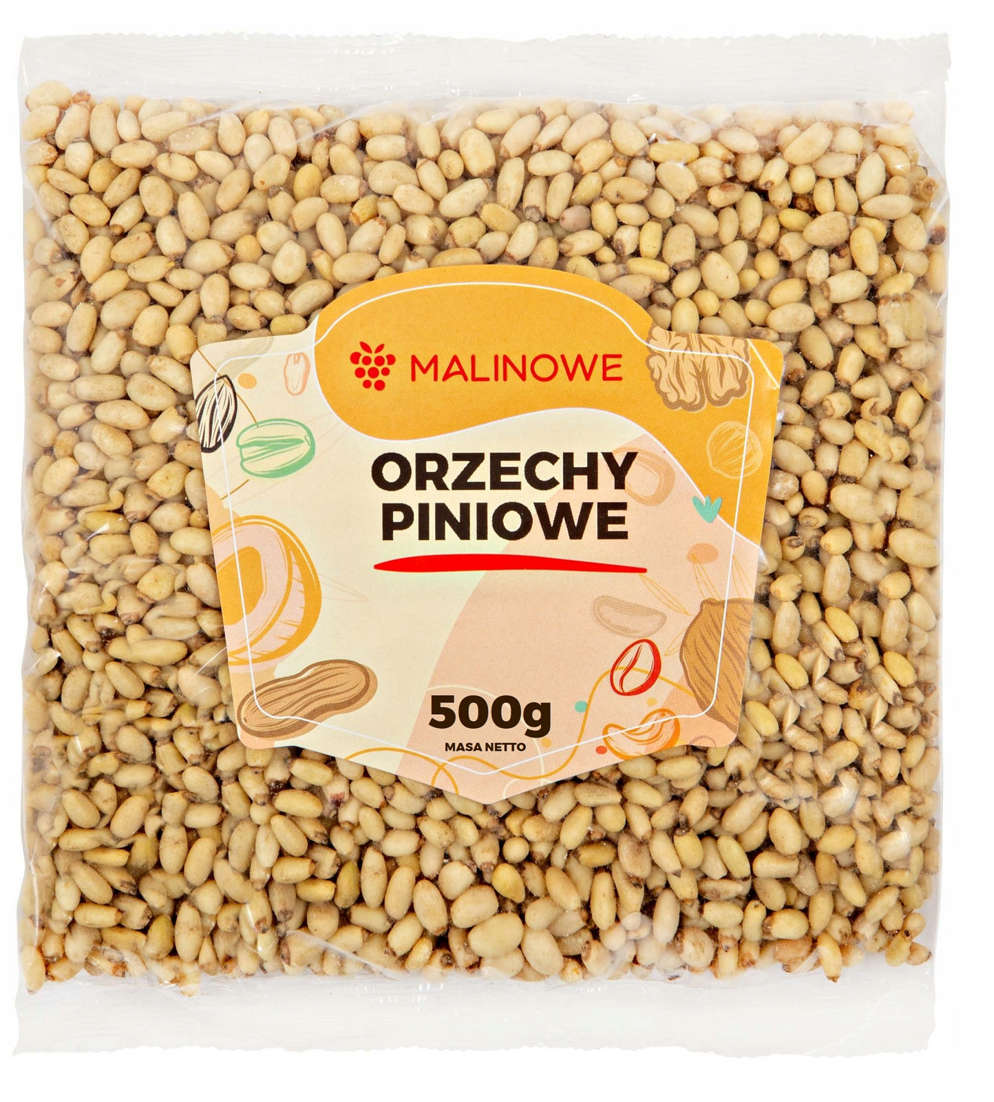 Piniové Ořechy Pini 500g Vynikající Přírodní Prémiová Kvalita