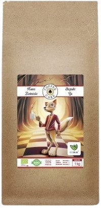 Káva Etiopská Liška 1kg Ekologická zrna Intenzivní aroma Lahodná chuť