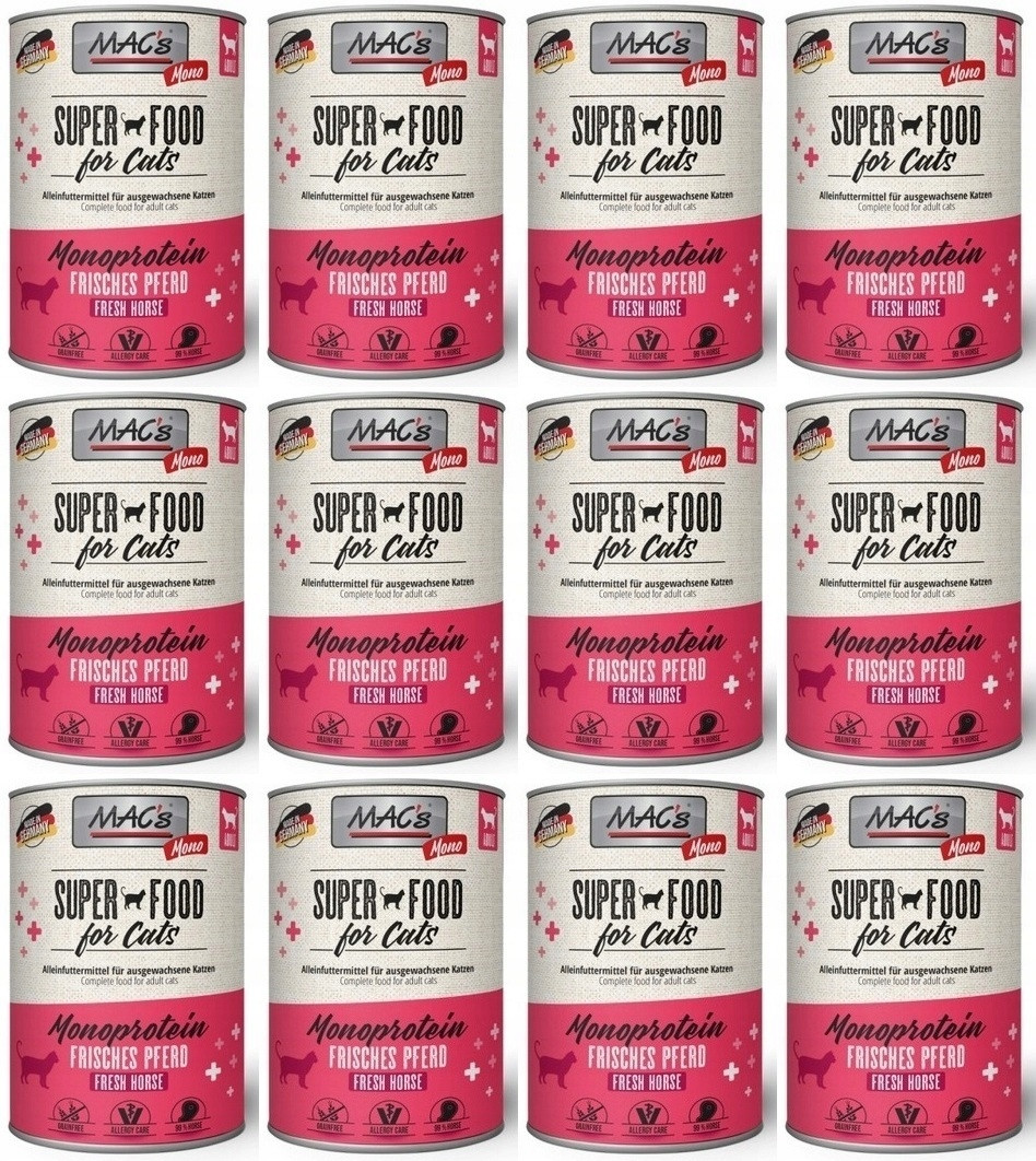 MAC's Cat Monoprotein Konina 12 x 400 g