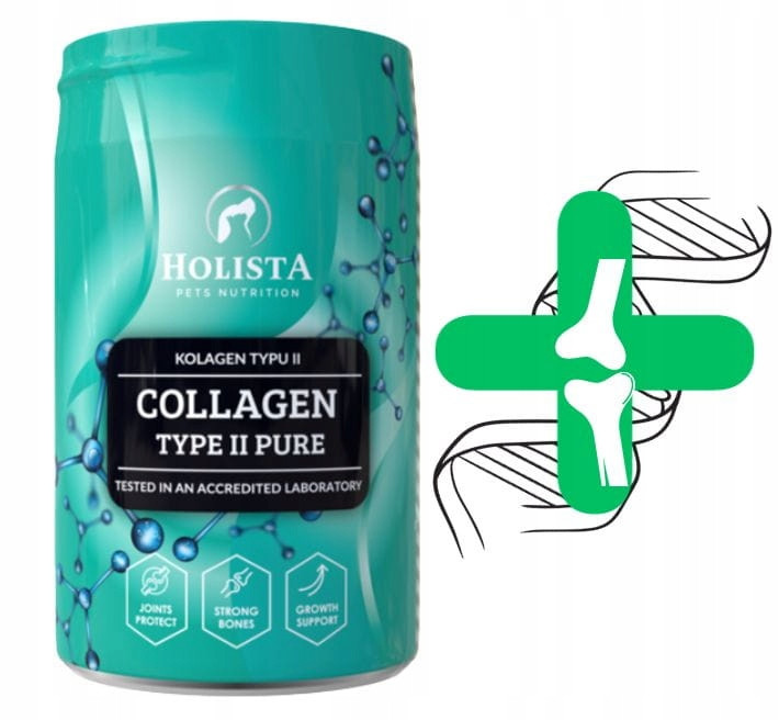 Holista Kolagen typu II Doplněk přípravek na Dysplazie pro psa kočku 200g