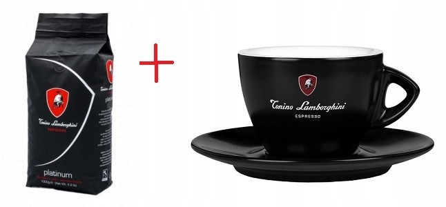 Káva zrno Lamborghini Platinum 1 kg šálek
