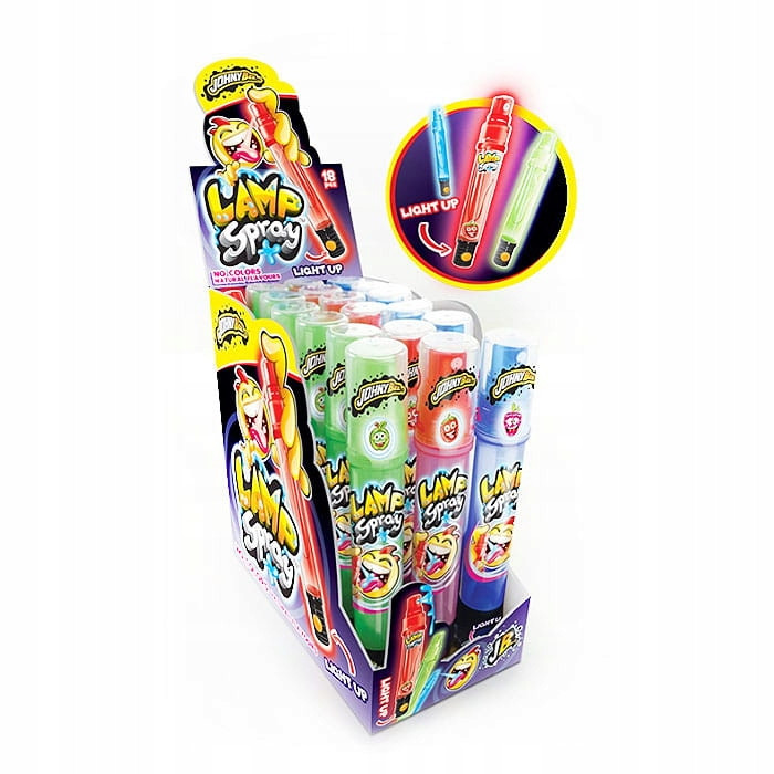 Johny Bee Lamp Roll Sprej Ovocný Svítící Led 18KS