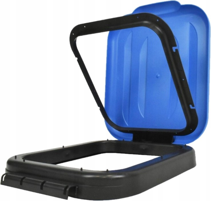 Víko Koše Na Tříděný Odpad Modré Víko Na Koš 120 Stojan