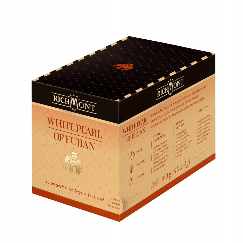 Čaj bílý listový v sáčcích Richmont 160 g