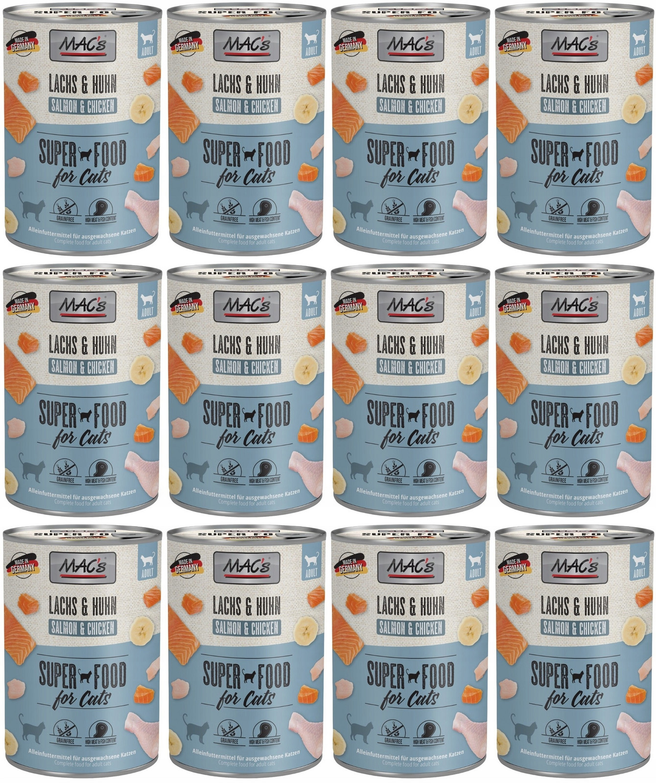 Mac's Cat Losos a kuře 12 x 400 g