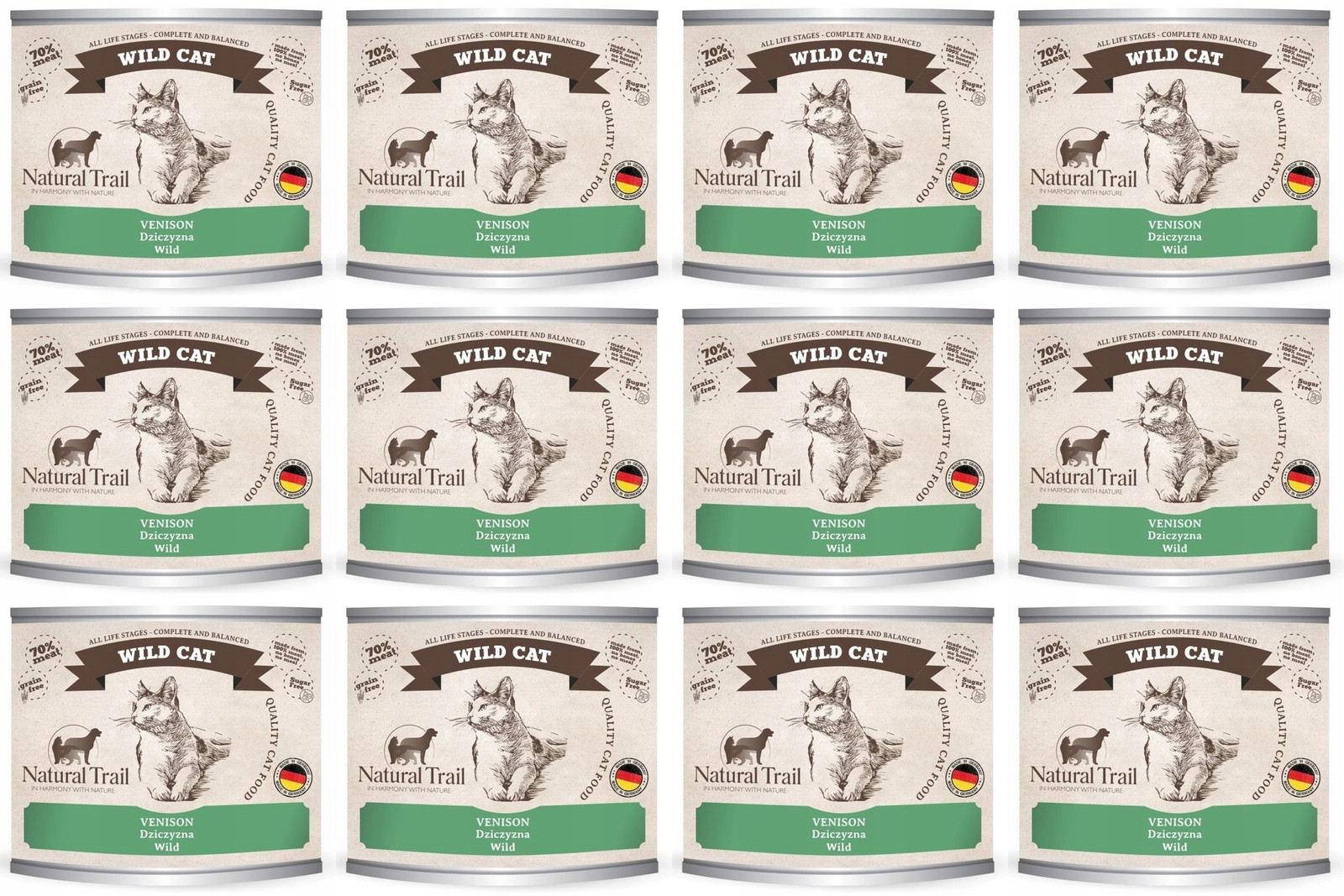 Natural Trail Cat Divoká zvěřina 12 x 200 g