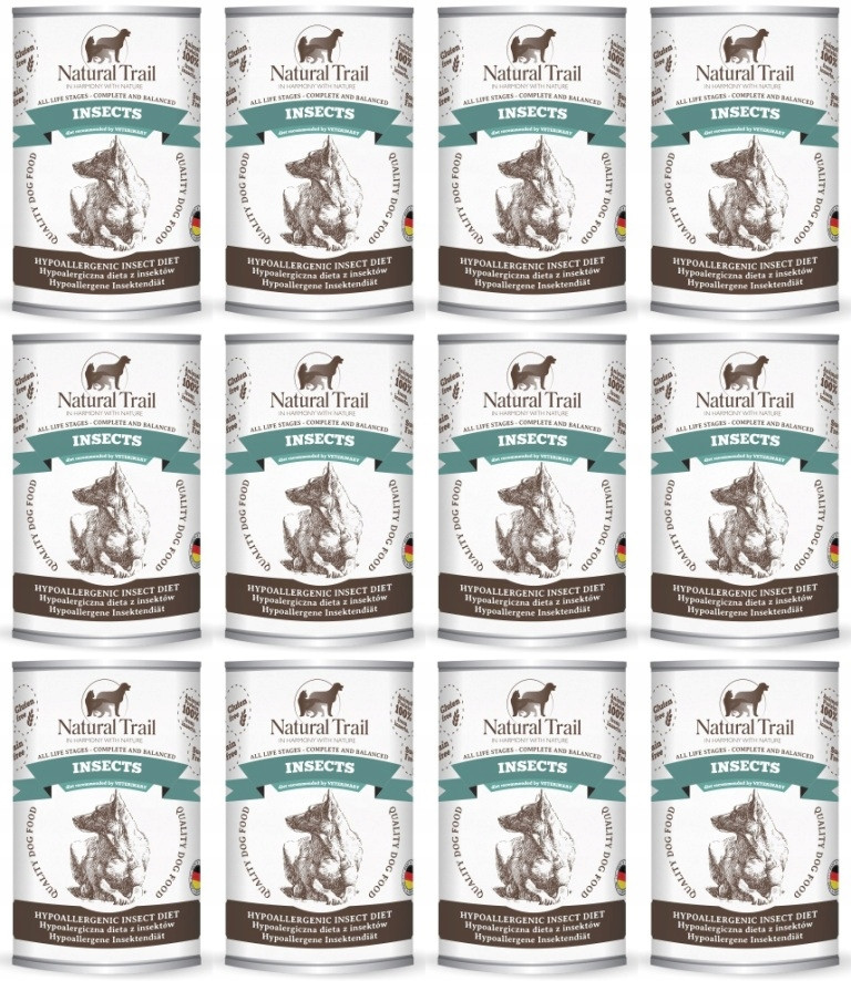 Natural Trail Insects 12 plechovek 350 g