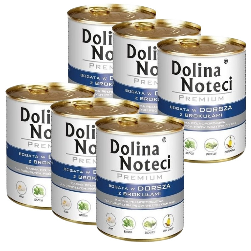Dolina Noteci Premium Příčesek s brokolicí krmivo mokré pro psa 24x800g
