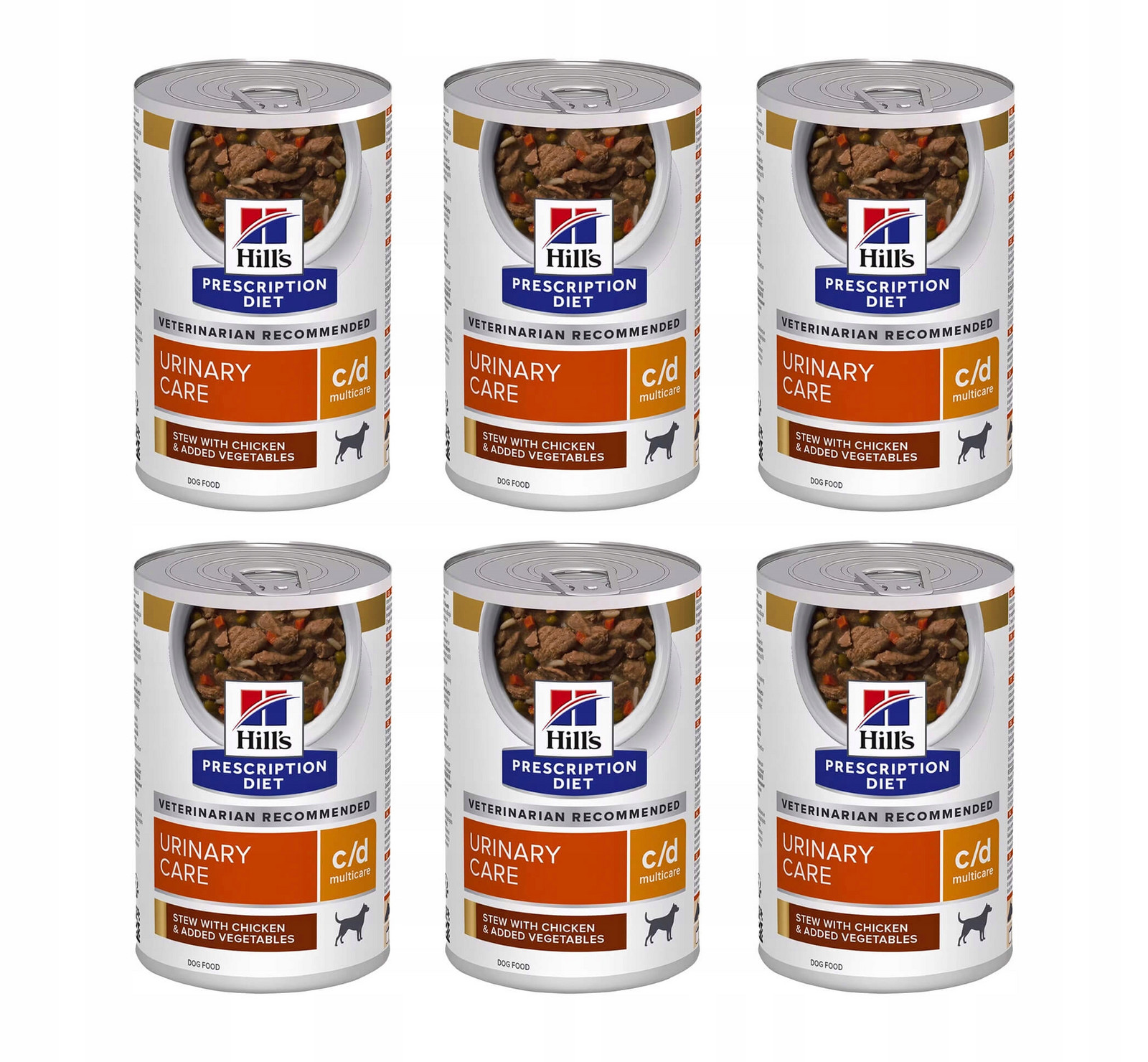 Hill's Pd Canine c/d Multicare Chicken Stew konzerva 6x 354g