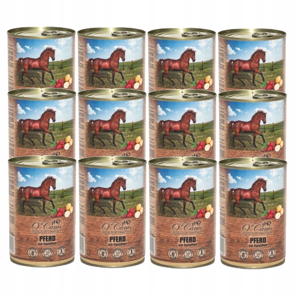 O'Canis vlhké krmivo pro psy Konina brambory 6x400 g