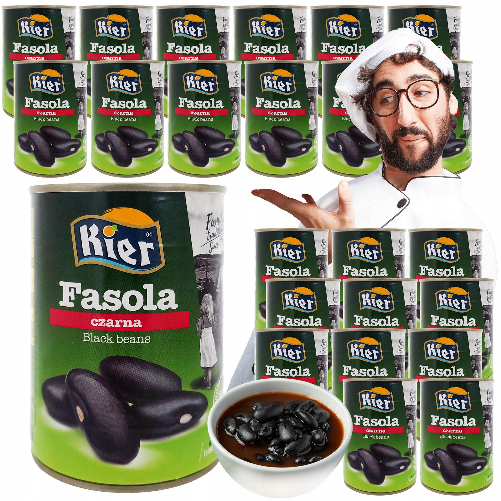 Fazole Černá Kier 400G Svářečka Velkoobchod