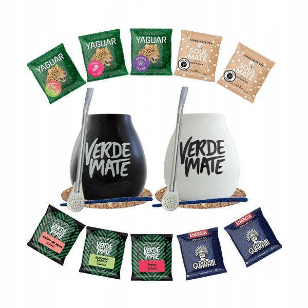 Sada Yerba Mate Yaguar 10x50g pro dva extra