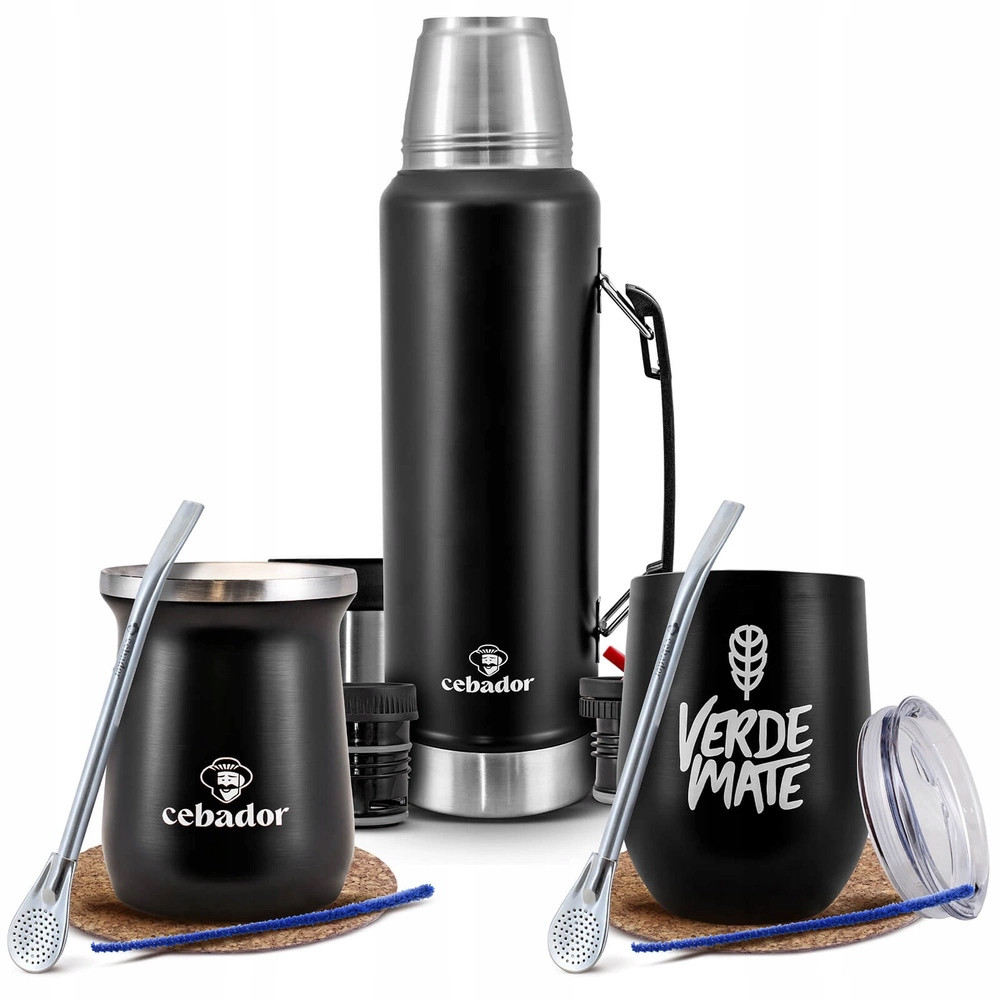 Sada pro Yerba Mate Příslušenství Termoska 2x Termální Matero a Bombilla