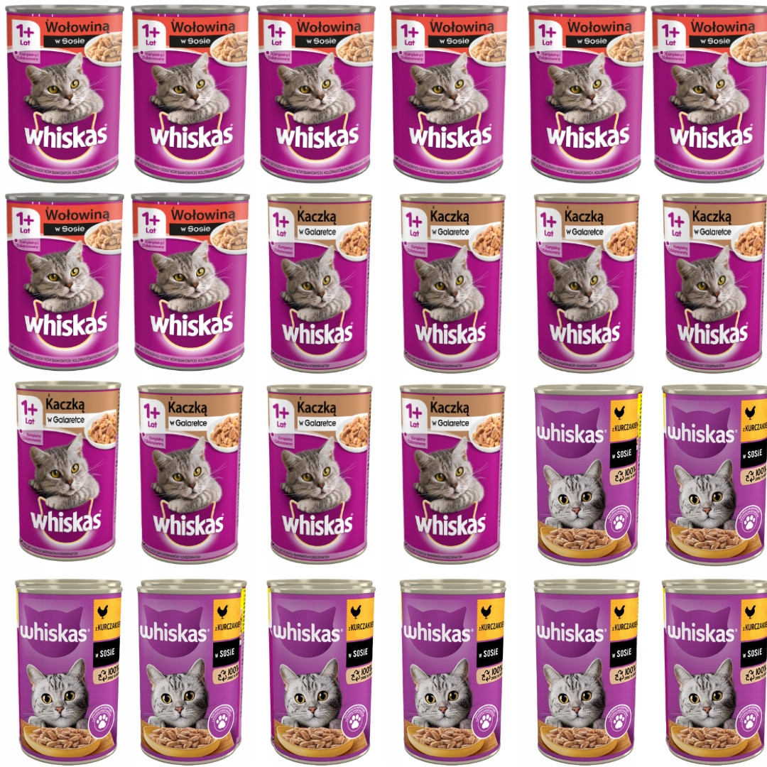 Whiskas mokré krmivo pro kočky MIX Chutí 24x400 g