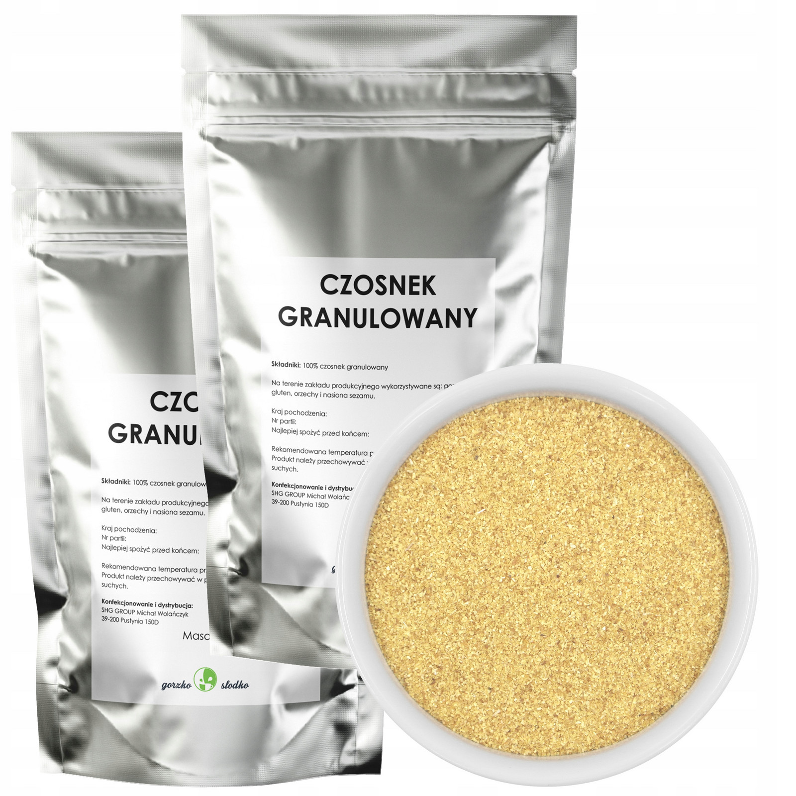 Česnek Granulovaný sušený 2 kg Přírodní koření