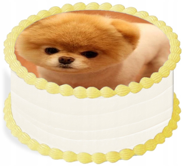 oplatek na dort 29 cm Zvířata Pejsek Narozeniny