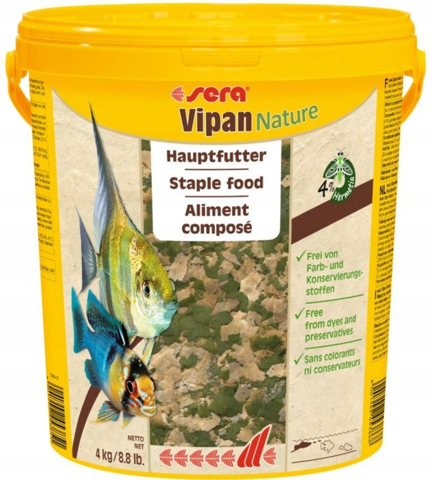 Sera vipan nature 21 litrů neoriginální balení