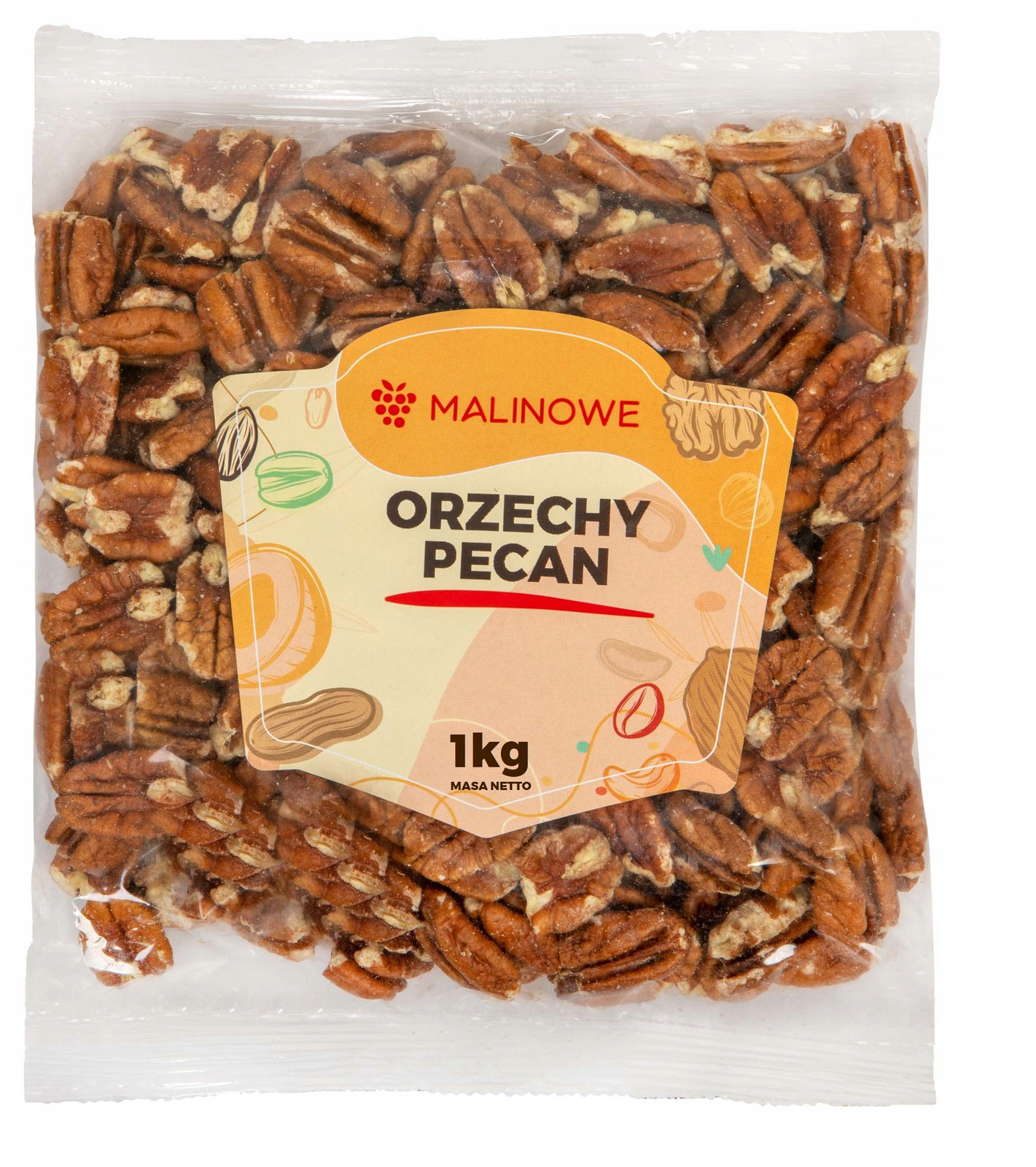 Pecan Ořechy 1kg Pekan Vynikající Čerstvé Prémiová Kvalita
