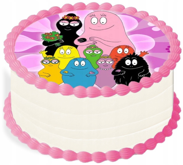 oplatek na dort 29 cm Barbapapa Barbappa Narozeniny