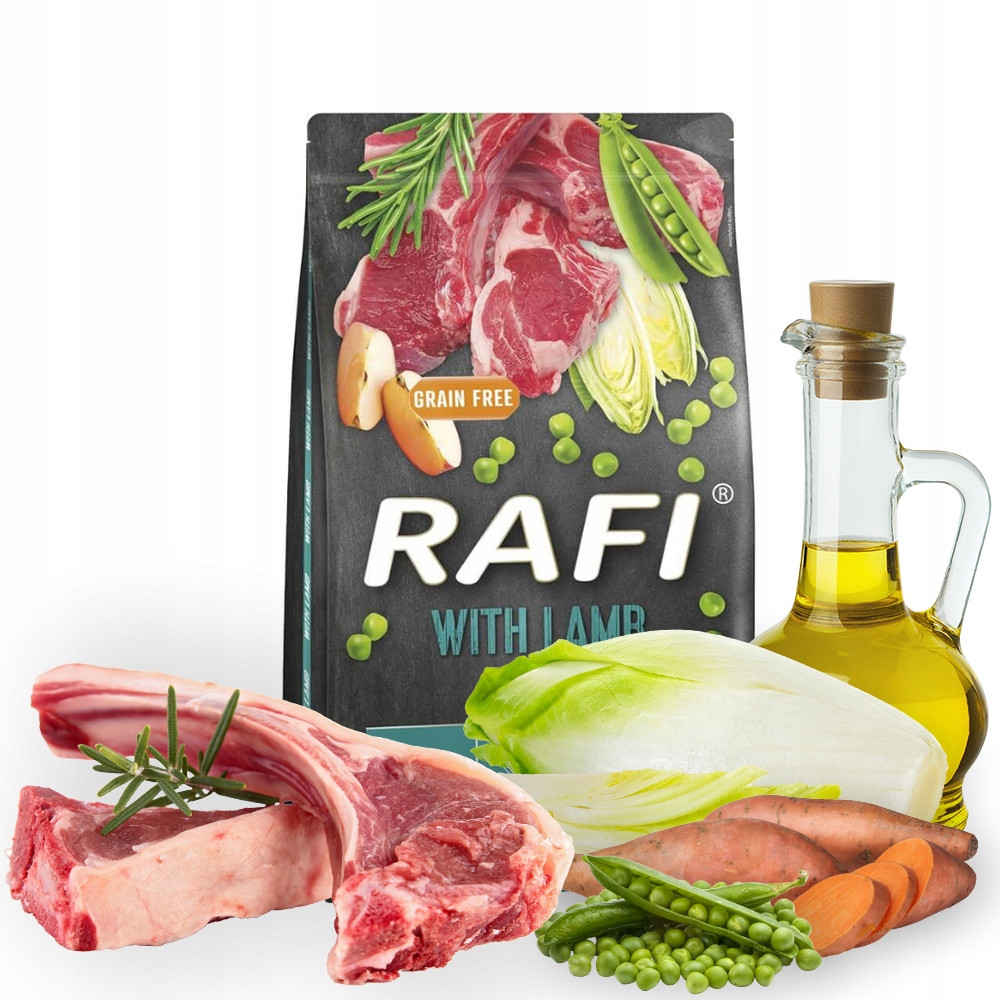 Rafi Junior Lamb 10 kg s jehněčím masem krmivo pro psy