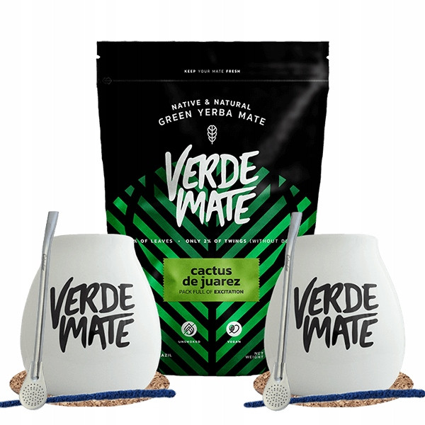 Yerba Mate Set Verde Mate Cactus tykev 500g