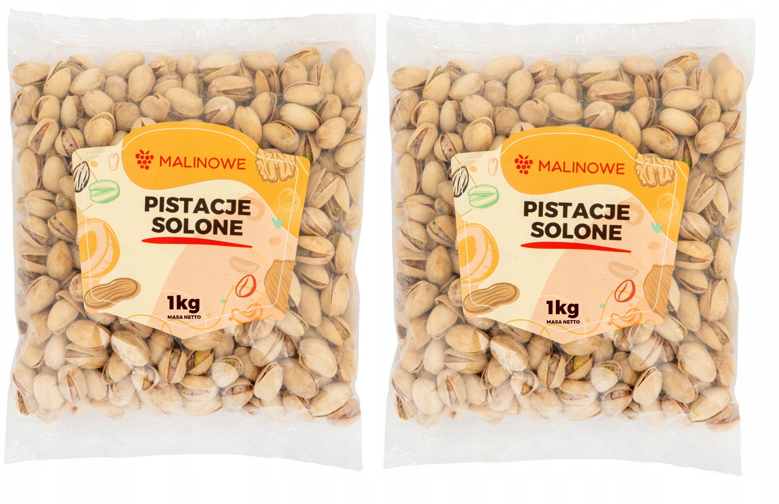 Sada Pistácie Pražené Solené 2x1kg Pistáciové Ořechy Prémiová Kvalita