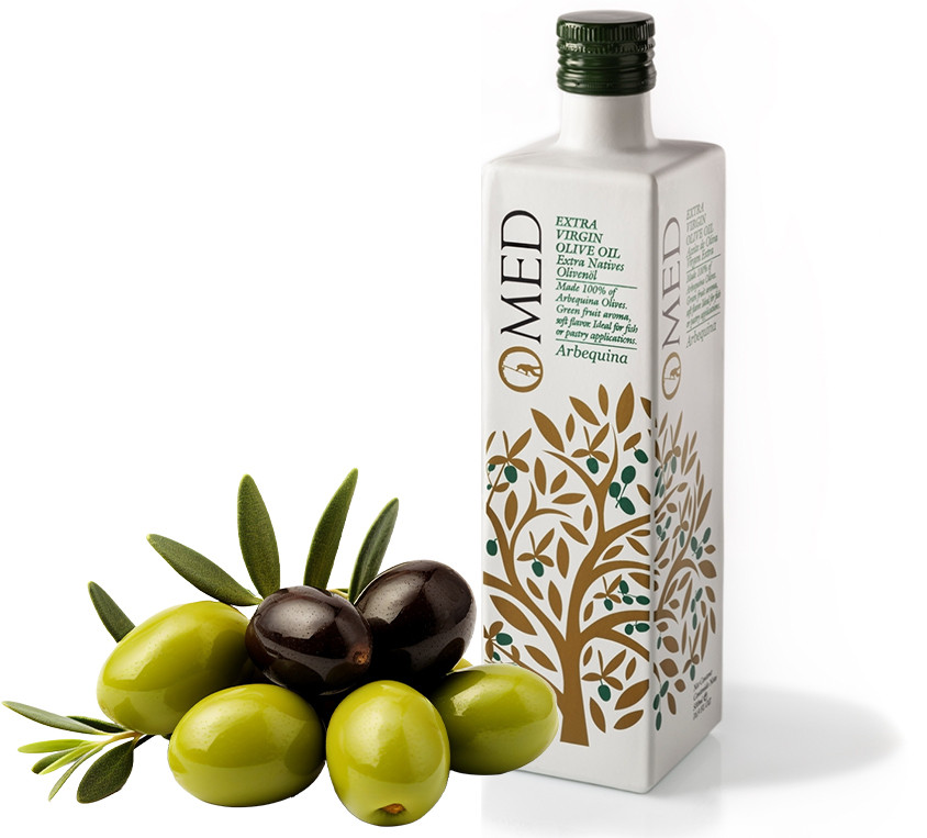 Olivový olej Omed ze Španělska 500ml z odrůdy Arbequina Extra Vergine