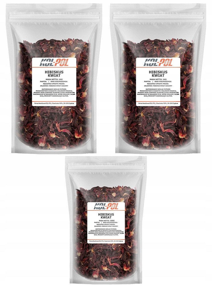 Hibiskus 2,5kg Sušený ibiškový květ malva