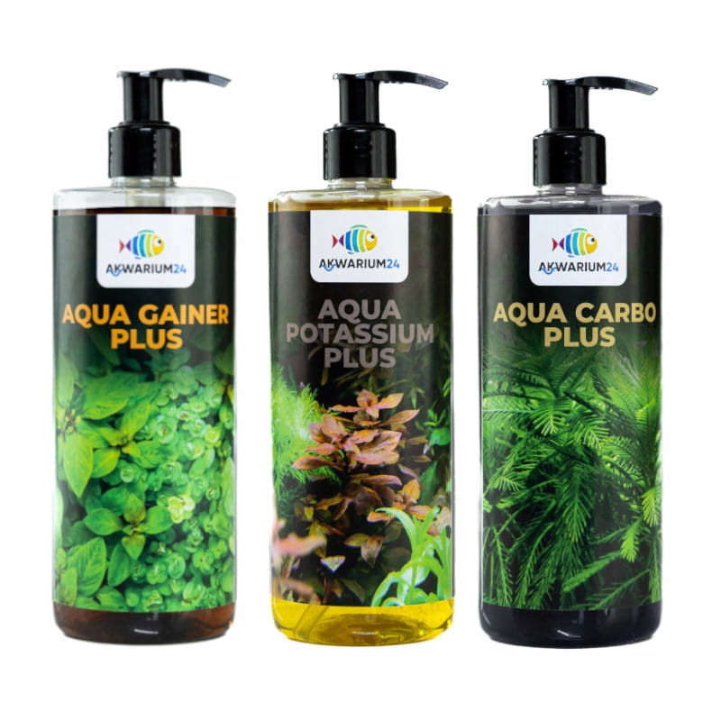 Akvarijní Hnojiva Gainer Carbo Potas Set 3x500 ml