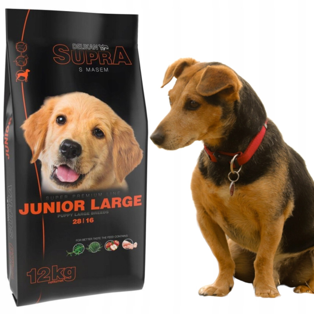 Delikan Supra Junior Krmivo Štěňata a mladí psi velkých plemen 3kg