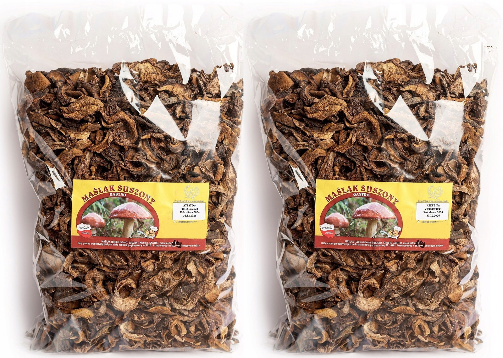 Máslo Krájené 5kg Polský Atest 2024 Nová Sklizeň houby sušené lesní