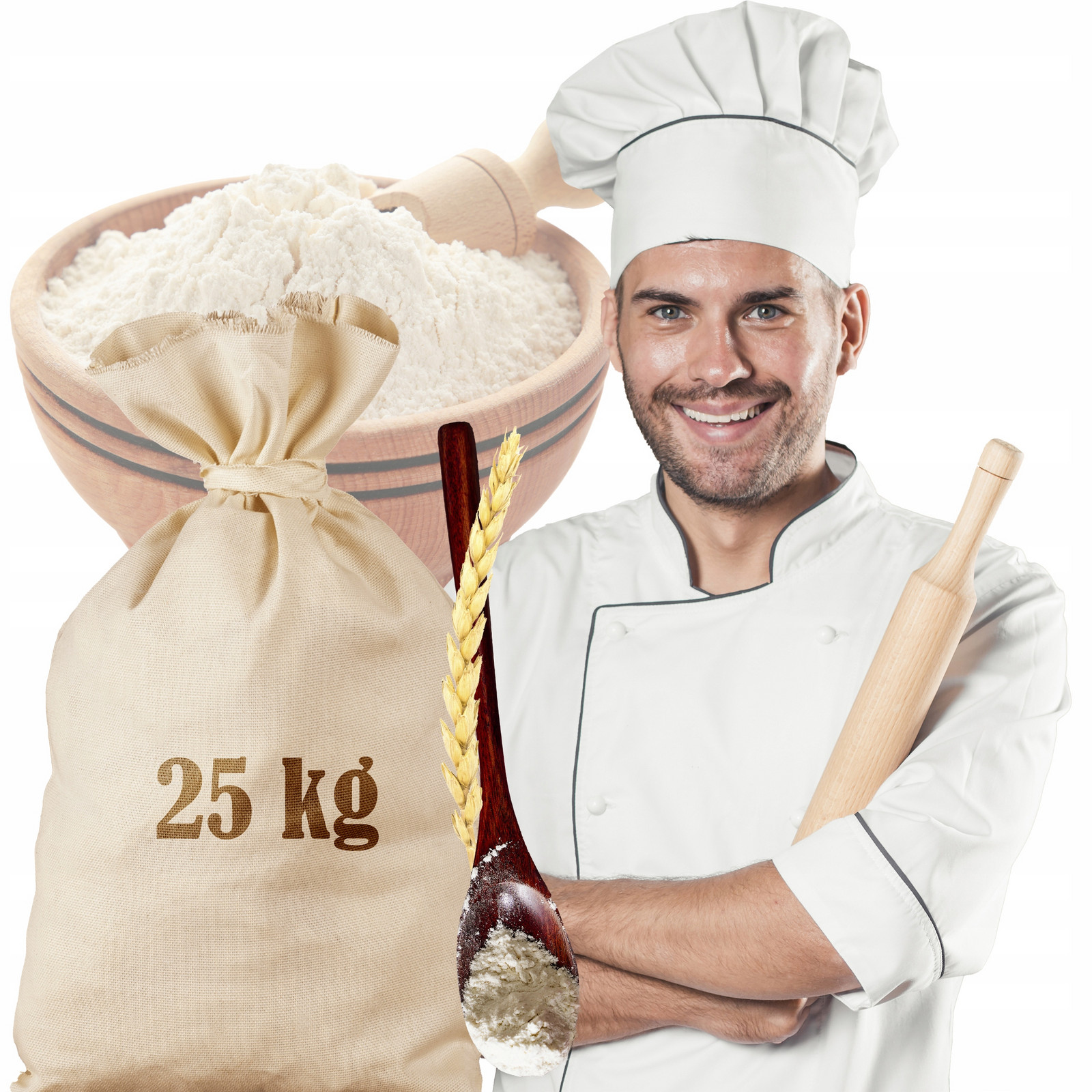 Špaldová Mouka Typ 2000 25KG Sáček Velkoobchod