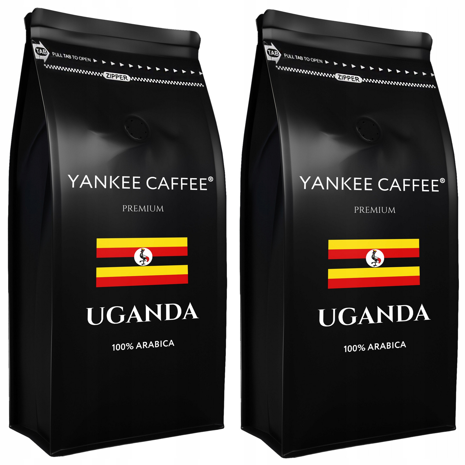 Káva zrnková 2x1kg 100% Arabica Čerstvě pražená Uganda Do kávovaru