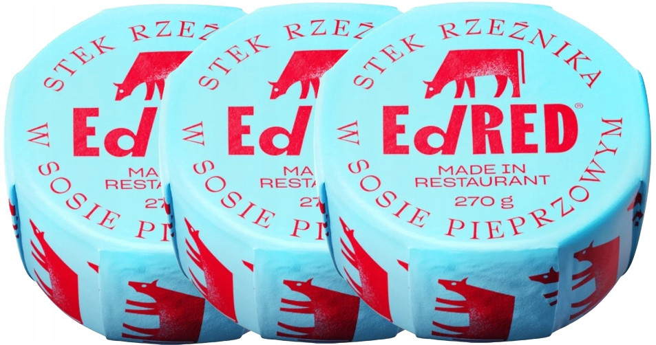 3 ks EdRed Řeznický steak v pepřové omáčce Keto produkt Lahodná chuť