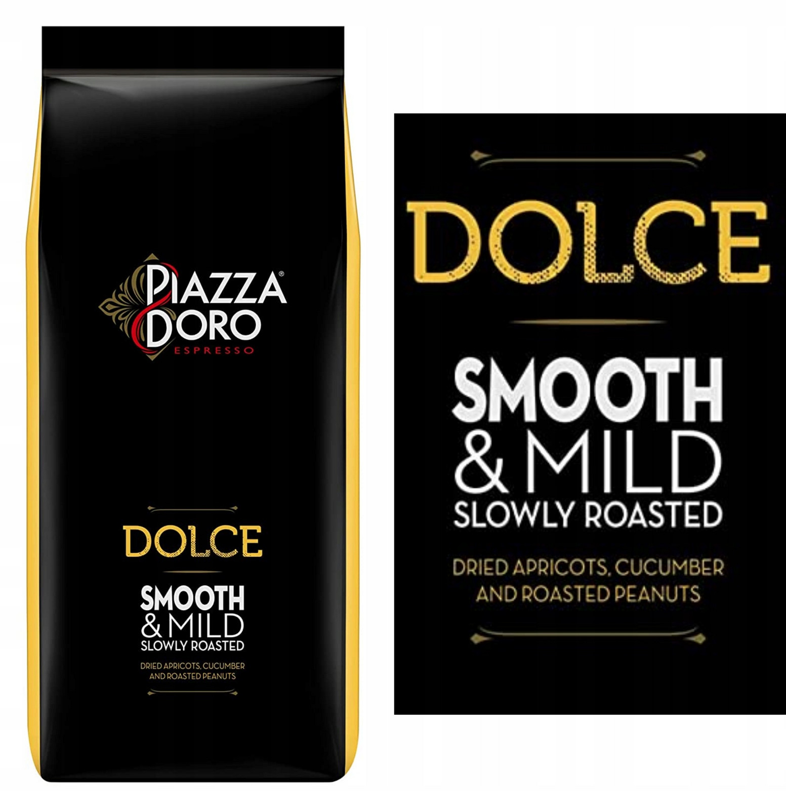 Káva zrnková smíšená Piazza d'Oro Dolce 1000 g