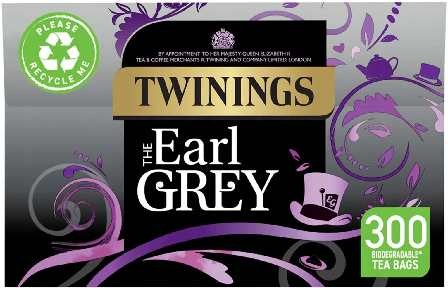 Twinings Earl Grey 300 sáčků anglický čaj Uk 750G