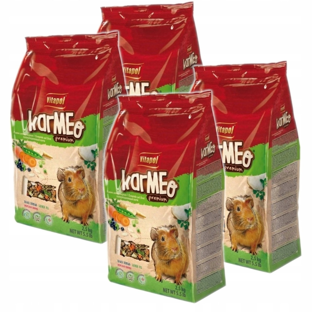 Krmivo Kompletní pro kávu Karmeo Vitapol směs krmivo 4x2,5kg