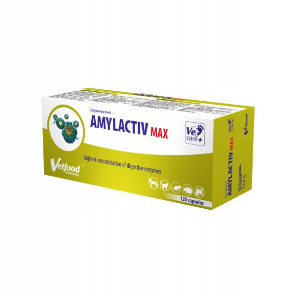 Vetfood Amylactiv Max 120 kapslí