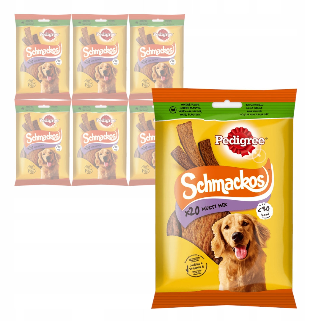 Pedigree Schmackos 7x144G 20 Ks Svačinka Pro Psa