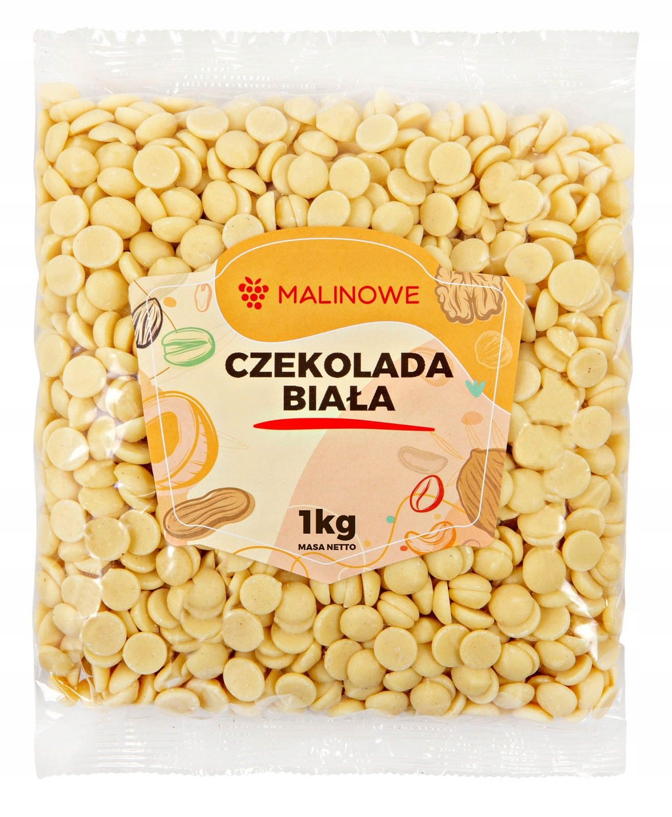 Čokoláda Bílá Pastilky 1kg Čokoláda Dezertní Prémiová Kvalita