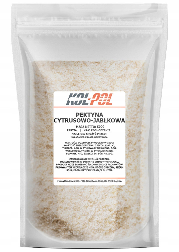 Pektin 500g Citrusová amidovaná na džemy Kol-Pol