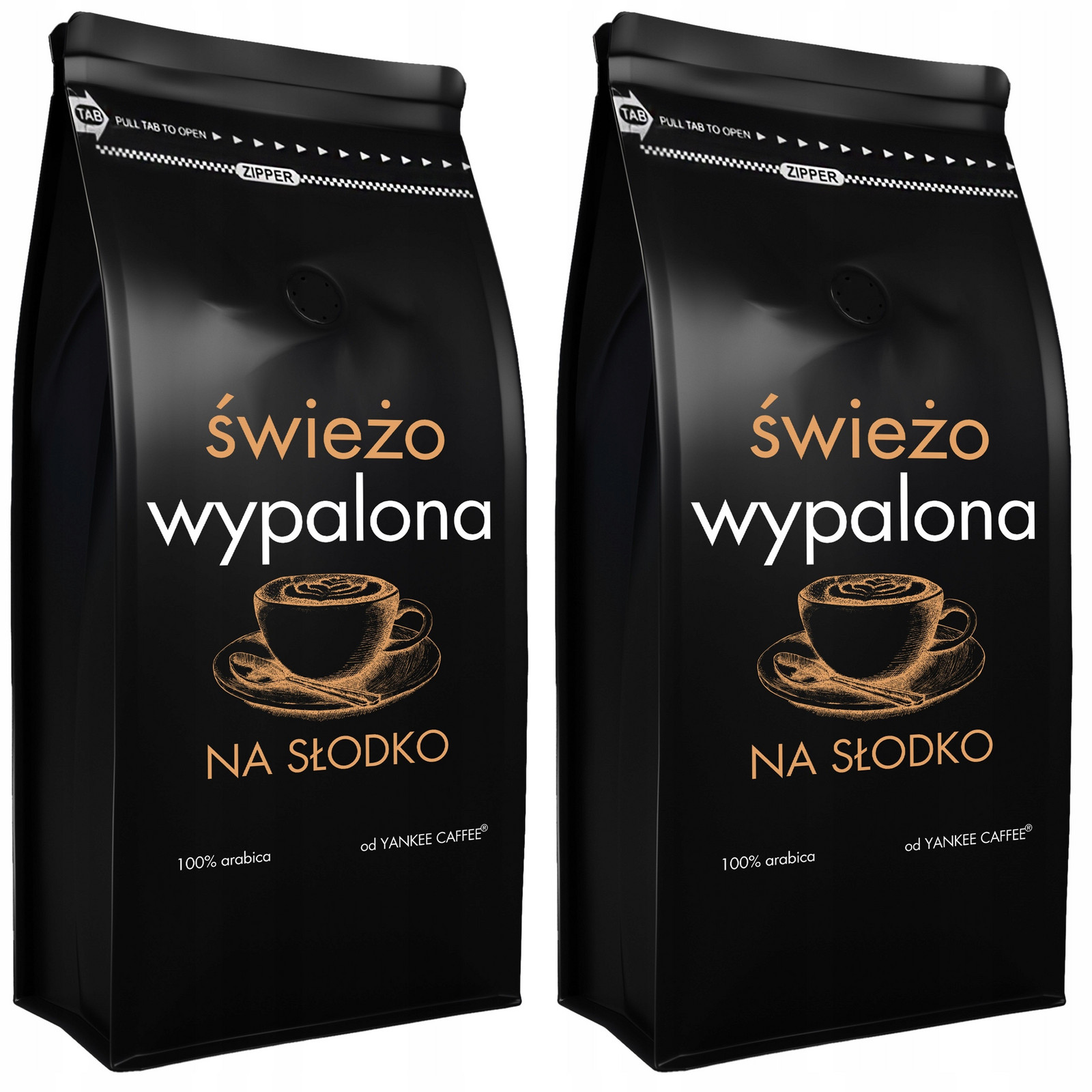 Káva zrnková 2kg 100% Arabica Čerstvě Pražená z pražírny Sladká (2x1kg)